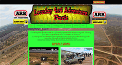 Desktop Screenshot of loveday4x4adventures.com